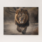 Lion heeft het recht om de puzzel van Jigzaag te g (Horizontaal)