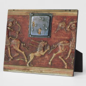 Lion Hunt, plaque from a Byzantine casket, 11th ce (Côté)