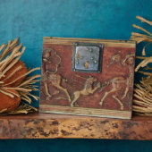 Lion Hunt, plaque from a Byzantine casket, 11th ce (Côté)