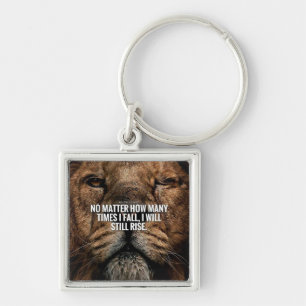 Lion Inspiration - Herfst en Rise - Motivatie Sleutelhanger