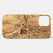 Lion iPhone 12 Coque (Verso (horizontal))