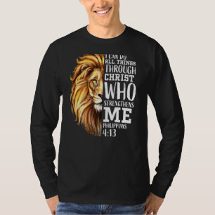 Lion Judah Christelijk Religieuze Schrift Grafisch T-shirt