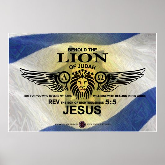 Lion Judah - Engels Poster (Voorkant)