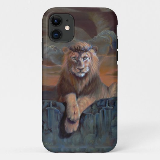 Lion Judah iphone 5/5S Case-Mate iPhone Case (Achterkant)