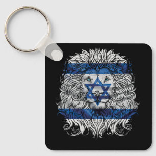 Lion Judah Joodse Pride Israel Flag Jerusalem H Sleutelhanger