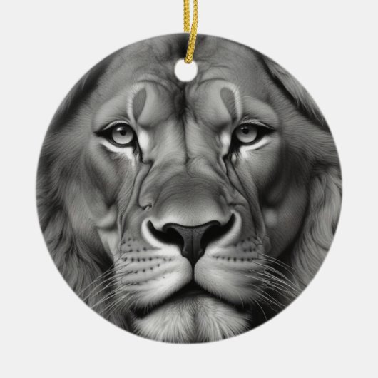 Lion Keramisch Ornament (Voorkant)