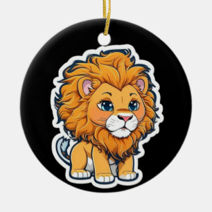 Lion Keramisch Ornament