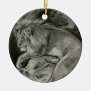 Lion Keramisch Ornament