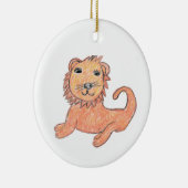 Lion Keramisch Ornament (Rechts)