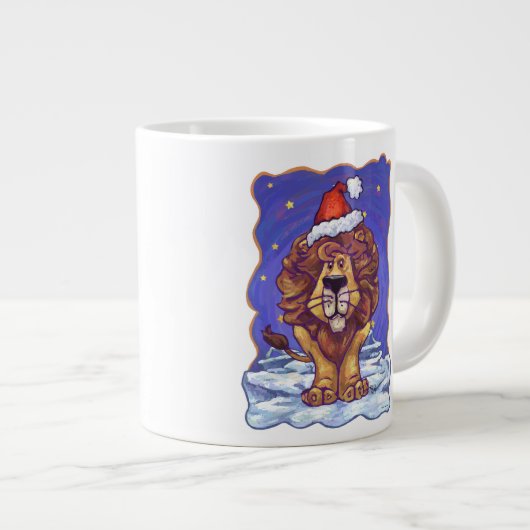 Lion Kerstmis Grote Koffiekop (Voorkant rechts)