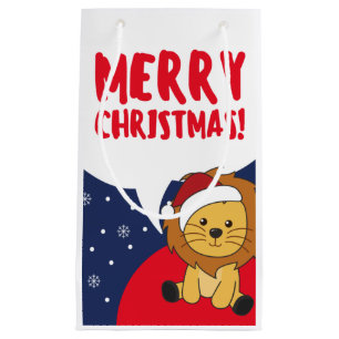 Lion Kerstmis Winterdieren Lions Small Gif Klein Cadeauzakje