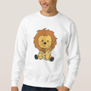 Lion Kerstmis Winterdieren Lons Trui
