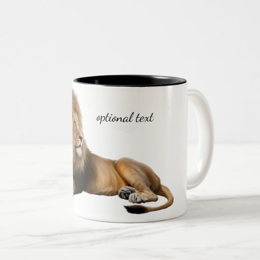 Lion King of Beasts Mok (Voorkant rechts)