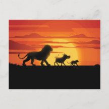 Lion King | Simba, Pumbaa en Timon Silhouette