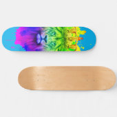Lion King Skateboard Deck aux couleurs Abstraites! (Horz)
