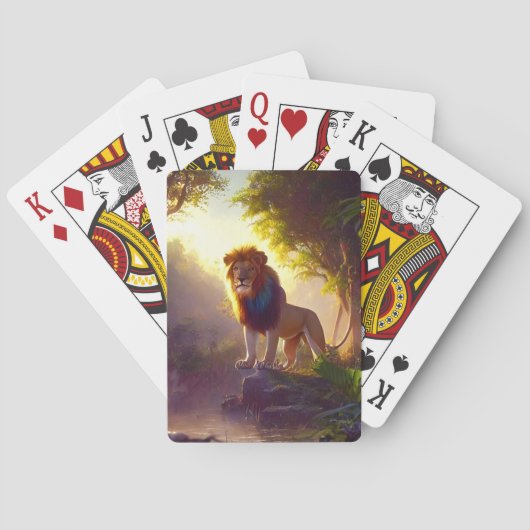 Lion King-spelkaarten Pokerkaarten (Achterkant)