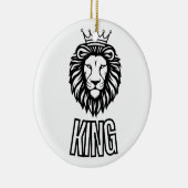Lion King T-shirt Keramisch Ornament (Rechts)