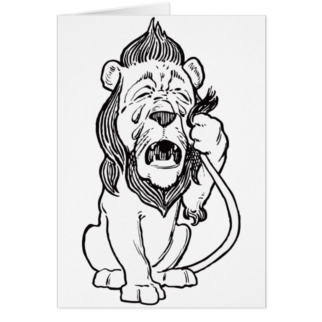 Lion lâche (Devant)