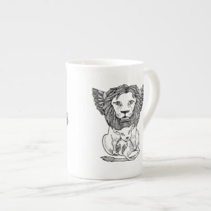 Lion & Lam Bone China Mok