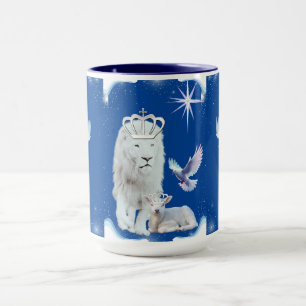 Lion Lamb Et Doce Café Mug