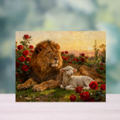 Lion & Lamb in the Roses (Neutre)
