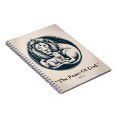 Lion & Lamb Peace Journal - Prophetic Harmony Art (Côté Droit)
