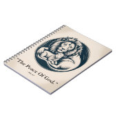 Lion & Lamb Peace Journal - Prophetic Harmony Art (Côté gauche)