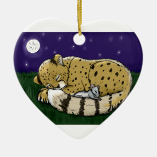 "Lion+LambPeace"-versiering Keramisch Ornament