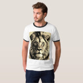 Lion le T-shirt roi (Devant entier)