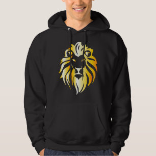 Lion Leo Zodiac Golden King van het Oerwoud Hoodie