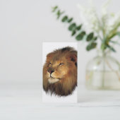 Lion les cartes de visite de lion (Debout devant)