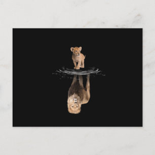 Lion Life Lion Love King Lion Briefkaart