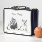 Lion & Lioness lunchbox – Aangepast cadeau (In situ)