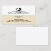 Lion Logo Professional Visitekaartje (Voorkant / Achterkant)