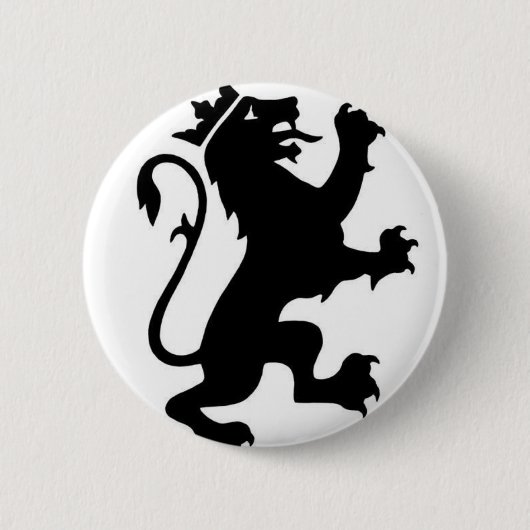 Lion logo ronde button 5,7 cm (Voorkant)