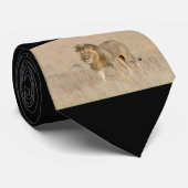 Lion lopen stropdas (Opgerold)