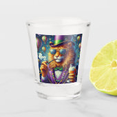 Lion/Louisiana Mardi Gras Shot Glas (Voorkant)