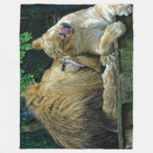 LION LOVE FLEECE DEKEN (Voorkant)