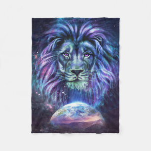 Lion Lovely Lion Fleece Deken