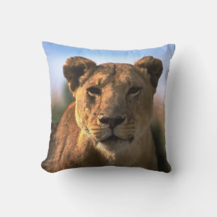 Lion Lovers Vrouw Lioness Kussen