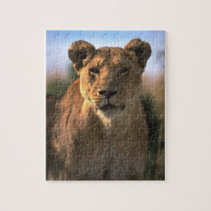 Lion Lovers Vrouw Lioness Legpuzzel