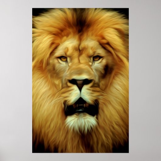 Lion Majesty Poster (Voorkant)