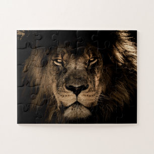 LION MALE LION PHOTOGRAPHIE JIGSAW PUZZLE