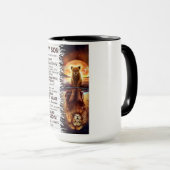 Lion mama aan mijn zoon Ik sloot mijn ogen. Mok (Voorkant rechts)