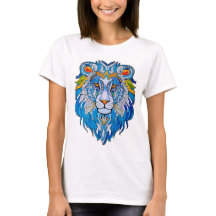 Lion Mandala T Shirt