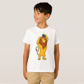 Lion met Comb T-shirt (Voorkant volledig)