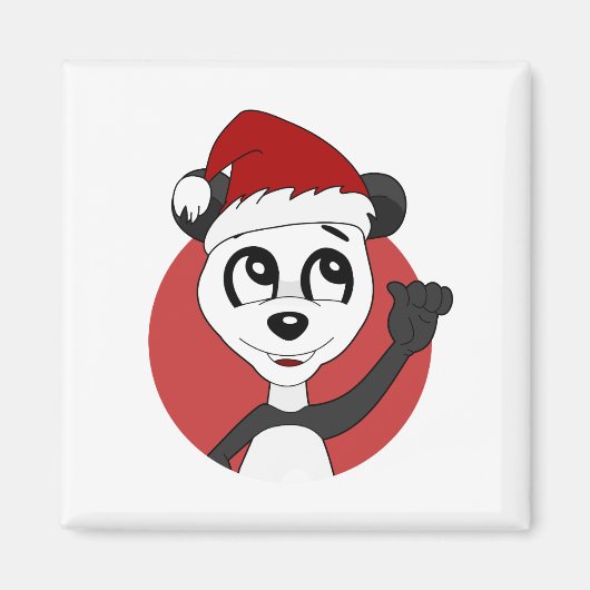 Lion met een voetbal cartoon magneet (Voorkant)