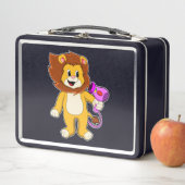 Lion met haardroger (In situ)