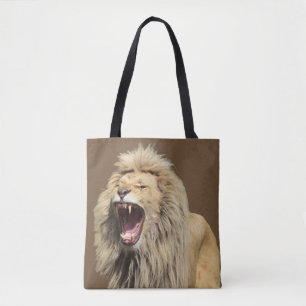 Lion met hoge spanning draagtas