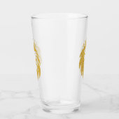 Lion met kroon - Gold Style 1 Glas (Rechts)